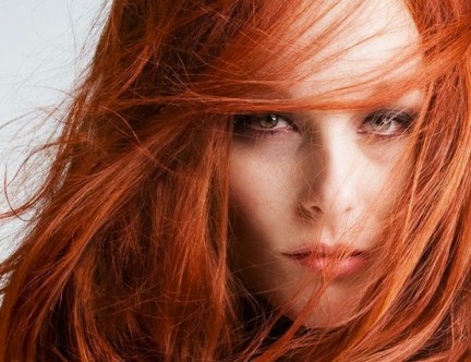 capelli rossi in modo naturale